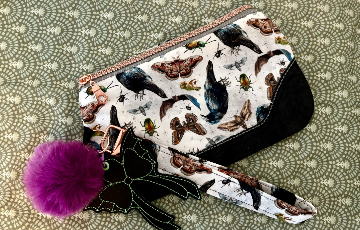 Creepy crawler wristlet