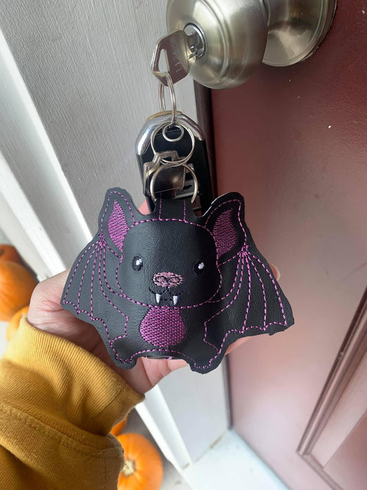 Batty hand sanitizer holder