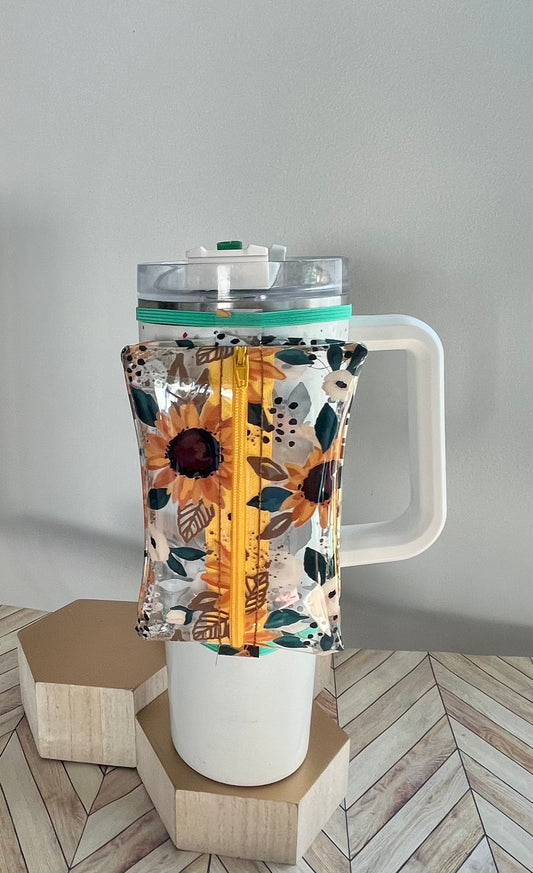 Fall sunflower cup bag