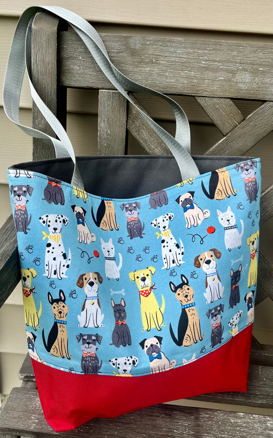 Puppy dog tote