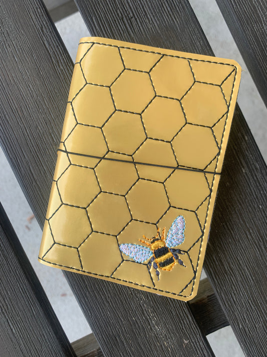 Mini honeycomb notebook cover