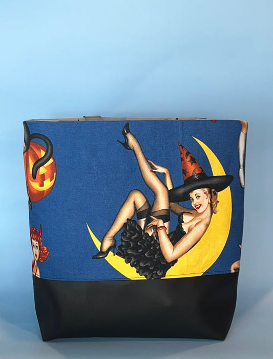 Moonlight pin up tote